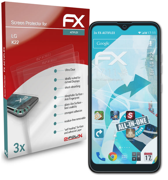 atFoliX FX-ActiFleX Displayschutzfolie für LG K22