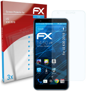 atFoliX FX-Clear Schutzfolie für LG K30 (2019)