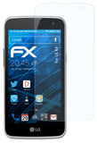 Schutzfolie atFoliX kompatibel mit LG K4, ultraklare FX (3X)