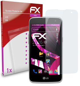 atFoliX FX-Hybrid-Glass Panzerglasfolie für LG K4