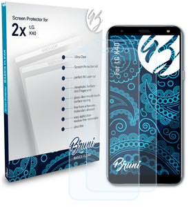 Bruni Basics-Clear Displayschutzfolie für LG K40