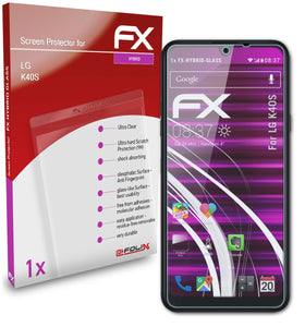 atFoliX FX-Hybrid-Glass Panzerglasfolie für LG K40S