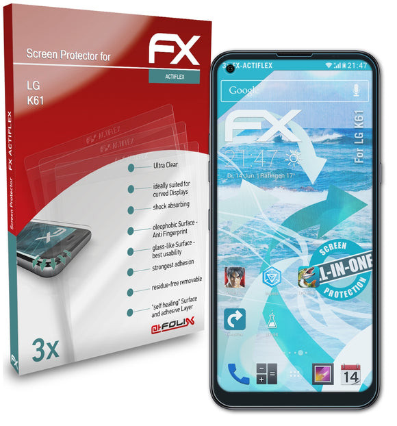 atFoliX FX-ActiFleX Displayschutzfolie für LG K61