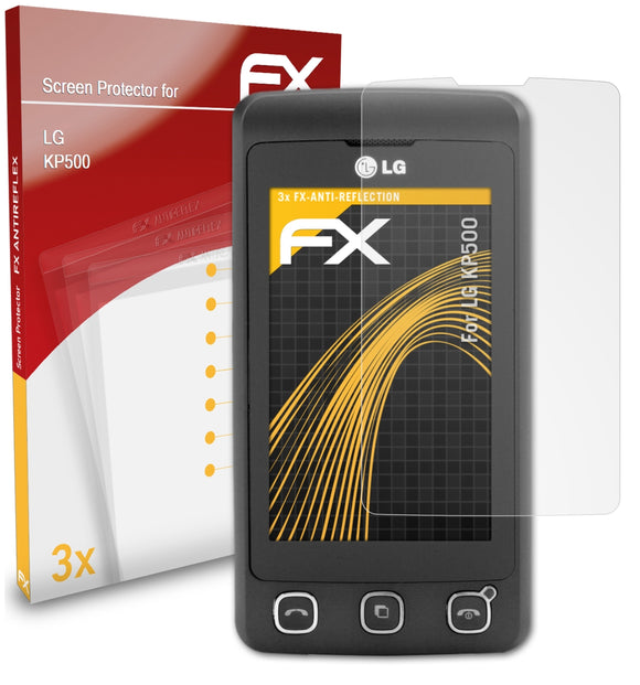 atFoliX FX-Antireflex Displayschutzfolie für LG KP500