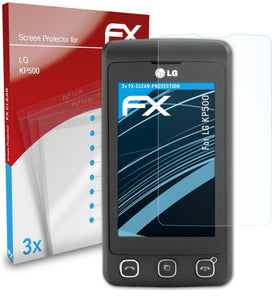 atFoliX FX-Clear Schutzfolie für LG KP500