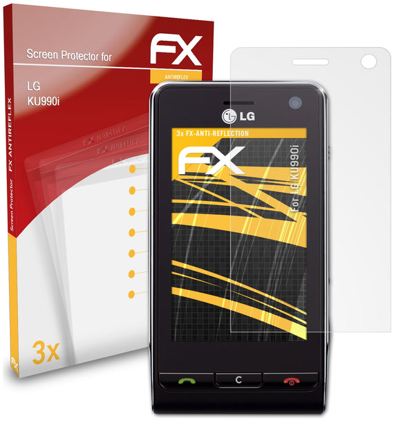 atFoliX FX-Antireflex Displayschutzfolie für LG KU990i