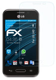 Schutzfolie atFoliX kompatibel mit LG L40, ultraklare FX (3X)