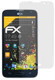 Panzerfolie atFoliX kompatibel mit LG L70, entspiegelnde und stoßdämpfende FX (3X)