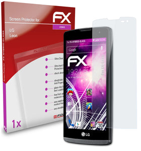 atFoliX FX-Hybrid-Glass Panzerglasfolie für LG Leon