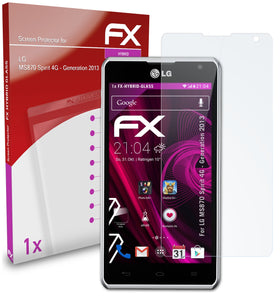 atFoliX FX-Hybrid-Glass Panzerglasfolie für LG MS870 (Spirit 4G - Generation 2013)