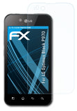 Schutzfolie atFoliX kompatibel mit LG Optimus Black P970, ultraklare FX (3X)