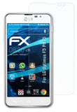 atFoliX Schutzfolie kompatibel mit LG Optimus F5 P875, ultraklare FX Folie (3X)