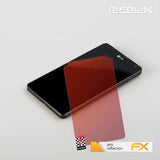 Panzerfolie atFoliX kompatibel mit LG Optimus G, entspiegelnde und stoßdämpfende FX (3er Set)