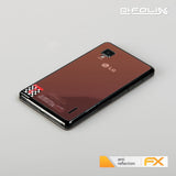 Panzerfolie atFoliX kompatibel mit LG Optimus G, entspiegelnde und stoßdämpfende FX (3er Set)