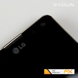 Panzerfolie atFoliX kompatibel mit LG Optimus G, entspiegelnde und stoßdämpfende FX (3er Set)