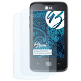 Bruni Basics-Clear Displayschutzfolie für LG Optimus Hub (E510)