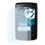 Bruni Basics-Clear Displayschutzfolie für LG Optimus L1 II (E410)