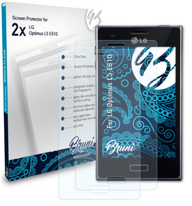 Bruni Basics-Clear Displayschutzfolie für LG Optimus L5 (E610)