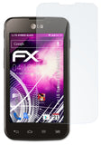 Glasfolie atFoliX kompatibel mit LG Optimus L5 II Dual E455, 9H Hybrid-Glass FX