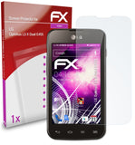 atFoliX FX-Hybrid-Glass Panzerglasfolie für LG Optimus L5 II Dual (E455)