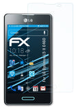 Schutzfolie atFoliX kompatibel mit LG Optimus L5 II E460, ultraklare FX (3X)