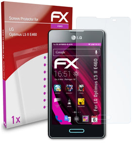 atFoliX FX-Hybrid-Glass Panzerglasfolie für LG Optimus L5 II (E460)