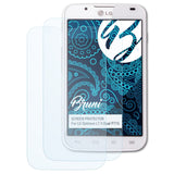 Bruni Basics-Clear Displayschutzfolie für LG Optimus L7 II Dual (P715)