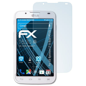 atFoliX FX-Clear Schutzfolie für LG Optimus L7 II Dual (P715)
