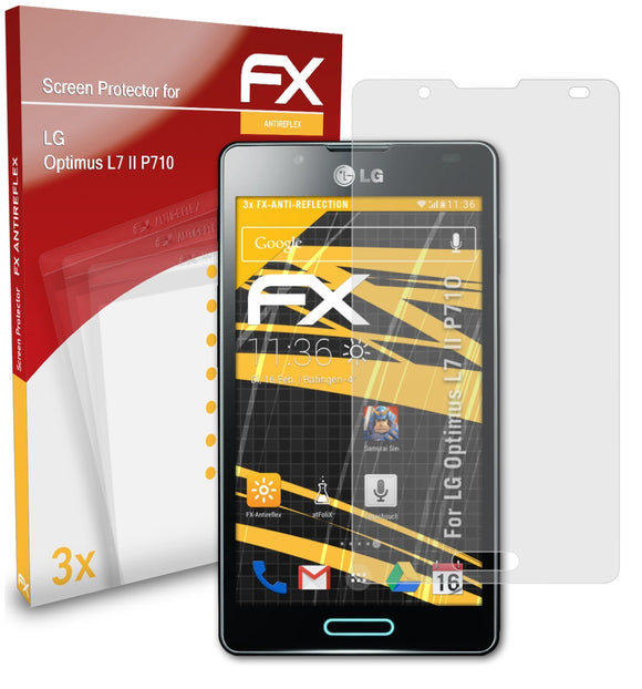 atFoliX FX-Antireflex Displayschutzfolie für LG Optimus L7 II (P710)