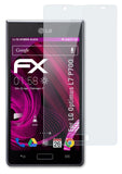 Glasfolie atFoliX kompatibel mit LG Optimus L7 P700, 9H Hybrid-Glass FX