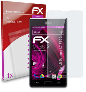 atFoliX FX-Hybrid-Glass Panzerglasfolie für LG Optimus L7 (P700)