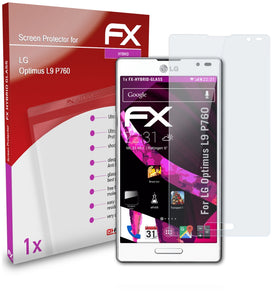 atFoliX FX-Hybrid-Glass Panzerglasfolie für LG Optimus L9 (P760)