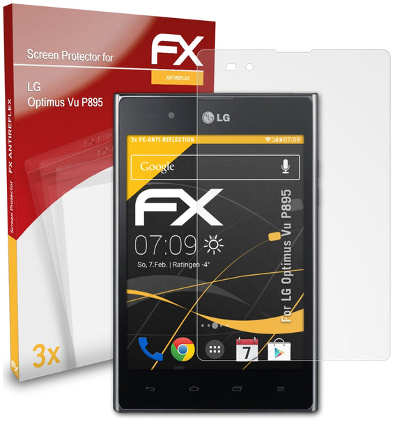 atFoliX FX-Antireflex Displayschutzfolie für LG Optimus Vu (P895)