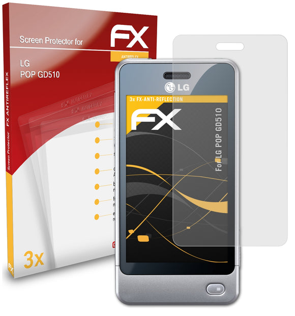 atFoliX FX-Antireflex Displayschutzfolie für LG POP (GD510)
