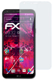 Glasfolie atFoliX kompatibel mit LG Q6, 9H Hybrid-Glass FX