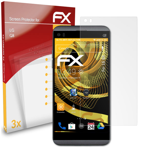 atFoliX FX-Antireflex Displayschutzfolie für LG Q8