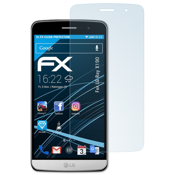 atFoliX FX-Clear Schutzfolie für LG Ray (X190)