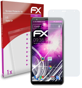 atFoliX FX-Hybrid-Glass Panzerglasfolie für LG Stylo 5+