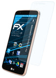 Schutzfolie atFoliX kompatibel mit LG Stylus 3 LGM400DK, ultraklare FX (3X)