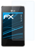 Schutzfolie atFoliX kompatibel mit LG T385, ultraklare FX (3X)