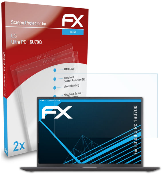 atFoliX FX-Clear Schutzfolie für LG Ultra PC (16U70Q)