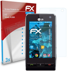 atFoliX FX-Clear Schutzfolie für LG Viewty (KU990)