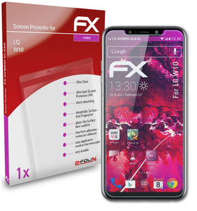 atFoliX FX-Hybrid-Glass Panzerglasfolie für LG W10