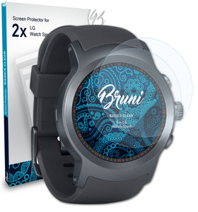 Bruni Basics-Clear Displayschutzfolie für LG Watch Sport