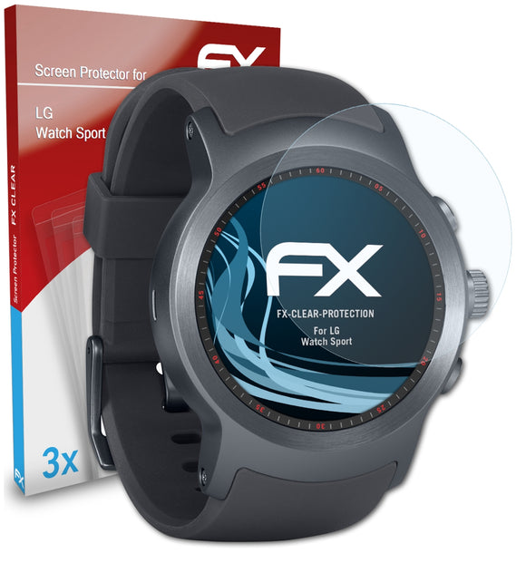 atFoliX FX-Clear Schutzfolie für LG Watch Sport
