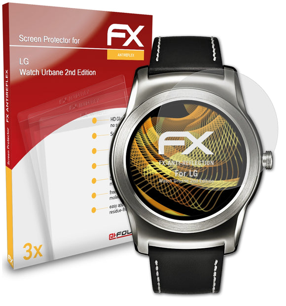 atFoliX FX-Antireflex Displayschutzfolie für LG Watch Urbane 2nd Edition