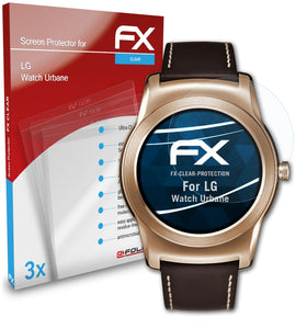 atFoliX FX-Clear Schutzfolie für LG Watch Urbane