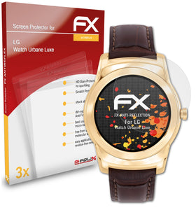 atFoliX FX-Antireflex Displayschutzfolie für LG Watch Urbane Luxe