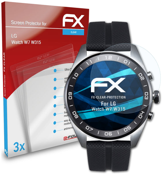 atFoliX FX-Clear Schutzfolie für LG Watch W7 (W315)