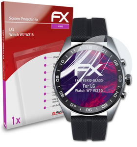 atFoliX FX-Hybrid-Glass Panzerglasfolie für LG Watch W7 (W315)